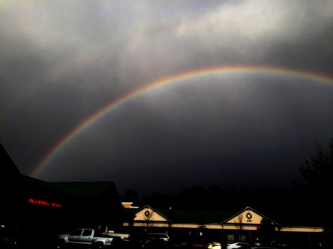 Góc trái Cầu vồng đôi thứ 2.