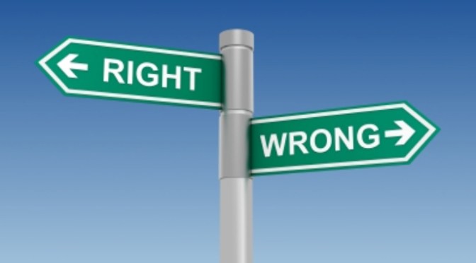 Biết đúng biết sai?