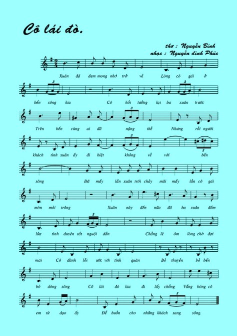 nguyenbinh_Cô Lái Đò