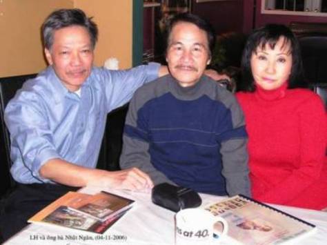 Luân Hoán và vợ chồng Nhạc sĩ Nhật Ngân (2006).