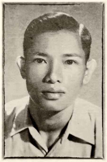 Thi sĩ Tạ Ký thời trẻ.