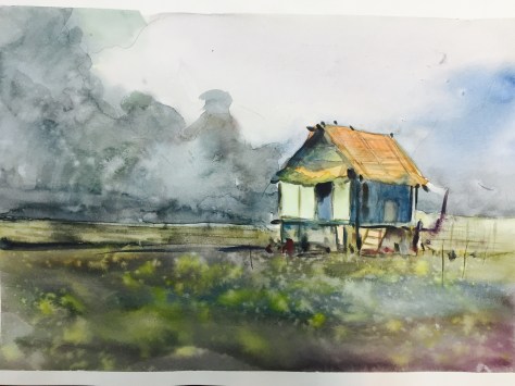 A stilt in the valley