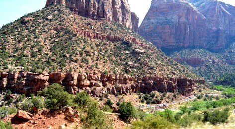 Mới quẹo được một cua.