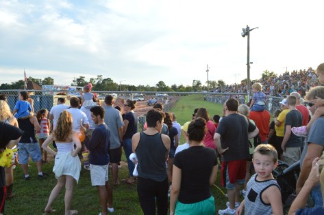 Khu vực Demolition của hội chợ. Tạm biệt Prince William County Fair.