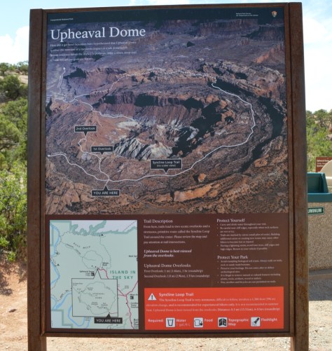 Thông tin về Canyonlands cho du khách.