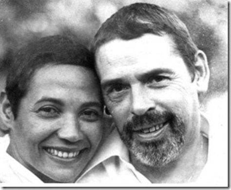 Jacques Brel và Maddly Bamy.