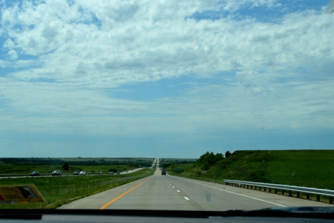 Một đoạn xa lộ cao tốc I-70 W.