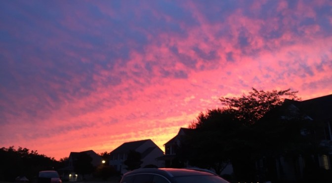 Ảnh sinh hoạt hằng ngày – Sept. 5, 2016 – Hoàng Hôn