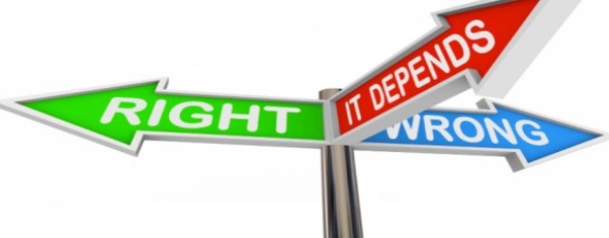 Phân biệt đúng sai