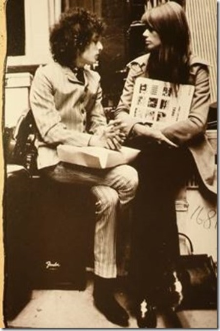 Bob Dylan và Françoise Hardy.