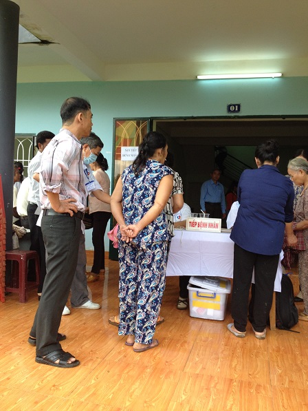 2. Nơi tiếp nhận Bệnh nhân.