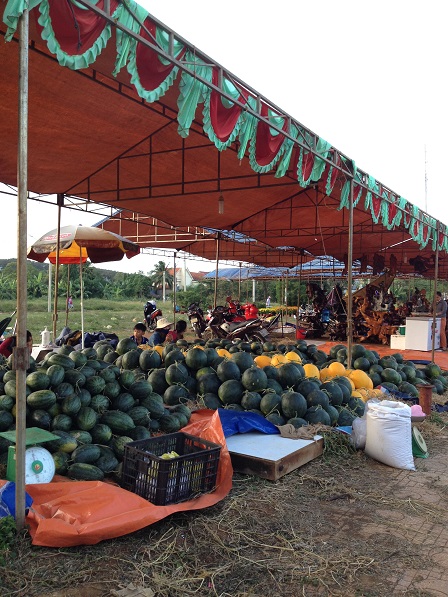 14_Khu vực bán các loại dưa hấu _ Bù Đăng