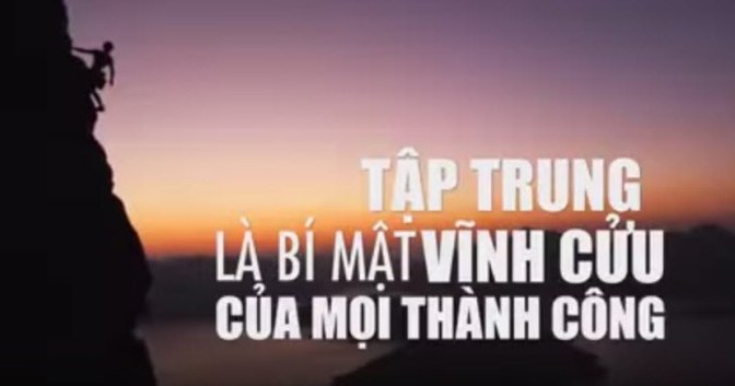 Tập trung vào một điểm trong môn học