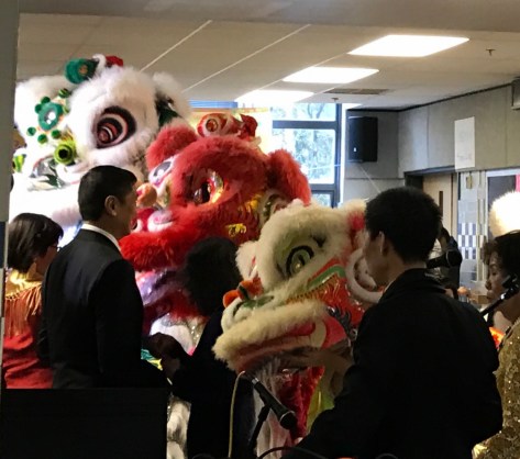 Đã đến giờ Múa Lân rồi.