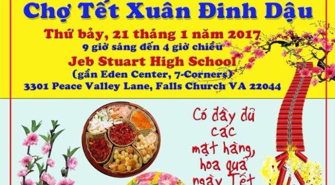 Ảnh sinh hoạt hằng ngày – Jan 21, 2017 – Chợ Tết Đinh Dậu ở Falls Church, VA, US