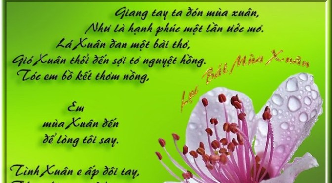 Tết Nguyên Đán – Thơ Xuân