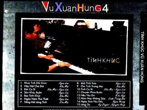 Những tác phẩm bất hủ của nhạc sĩ Vũ Xuân Hùng.