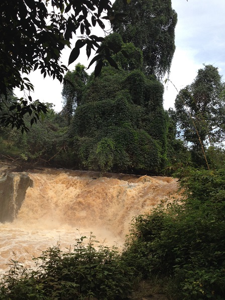 1/ “Thác Đứng” trong Sóc Bù Xiết cách thị trấn Bù Đăng khoảng tám cây số. Gọi là thác Đứng do dưới lòng thác những trụ đá thiên nhiên đứng xếp thành những cánh hoa mai rất đẹp.