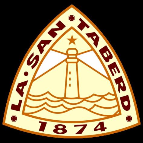 Huy Hiệu Trường Trung Học La San Taberd-thành lập năm 1874 (ảnh Trần Thế Vinh).