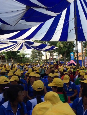 Các mẹ trong tất cả các giáo xứ trong Giáo Phận Bmt về Giáo phận sinh hoạt trong ngày mừng lễ bồn mạng Mônica 2017.