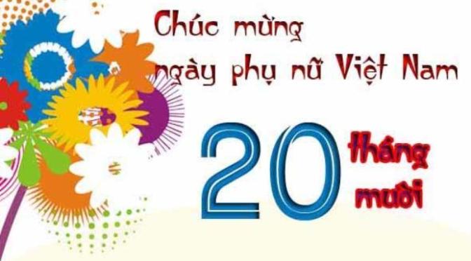Ngày Phụ Nữ Việt Nam 20/10