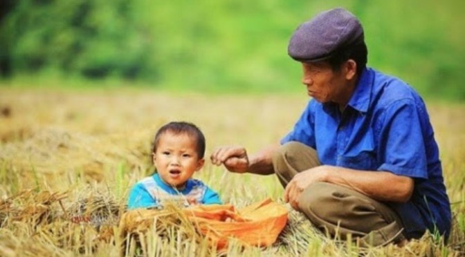 Bố con thương nhau