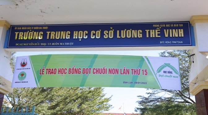 10 năm học bổng Đọt Chuối Non – Lễ trao học bổng Đọt Chuối Non lần thứ 15