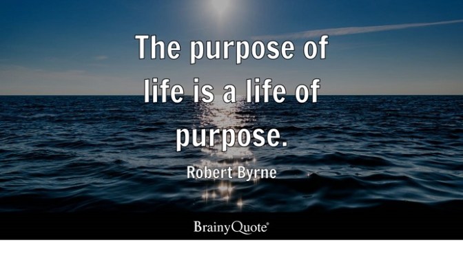 A purposeful life