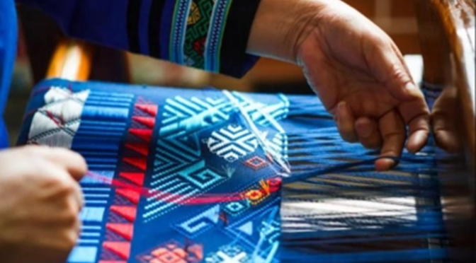 Vải gấm Choang đẹp – The beautiful Zhuang brocade